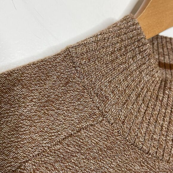 Smartwool Sparwood Half Zip Sweater Acorn Tan Mens Size XL Pullover Merino Wool - Picture 3 of 9